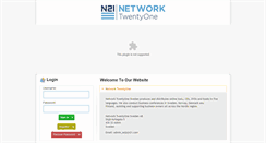 Desktop Screenshot of network21.se